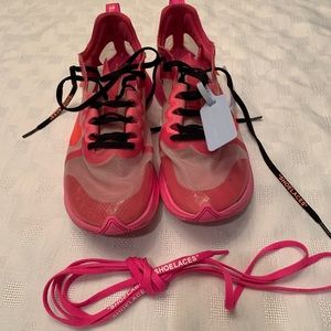 Nike off-white X Zoom Fly SP Tulip Pink running shoes